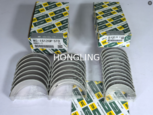 Isuzu 6BD1, 6BG1 main bearing 1-11510-074 9-11613-035   1-11510-040 9-11613-035   1-11510-084 , connecting rod bearing  9-12271-608 NDC