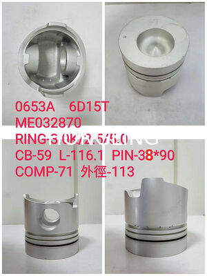 Mitsubishi 6D15T Piston ME032870 ME032593