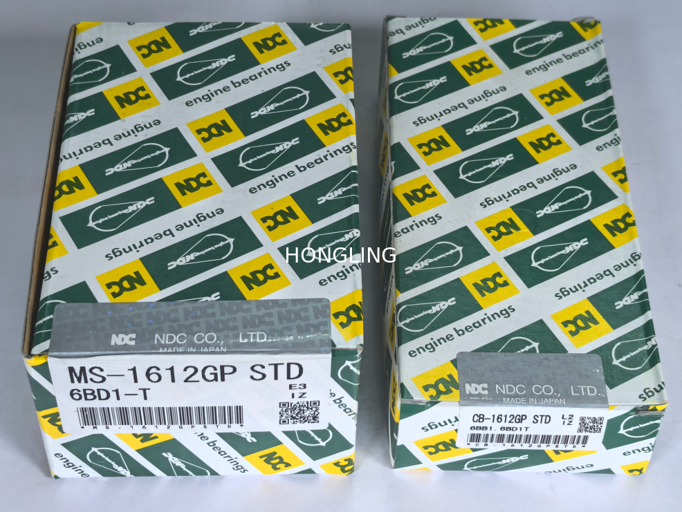 Isuzu 6BD1, 6BG1 main bearing 1-11510-074 9-11613-035   1-11510-040 9-11613-035   1-11510-084 , connecting rod bearing  9-12271-608 NDC
