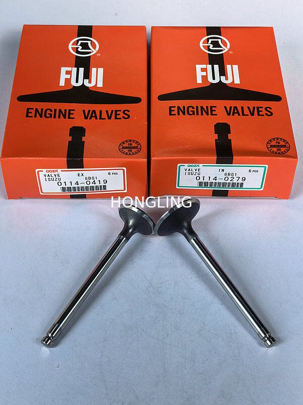 Isuzu 6BD1 valve 0114-0279 0114-0419 1-12551-083-0 1125510830 1125511392